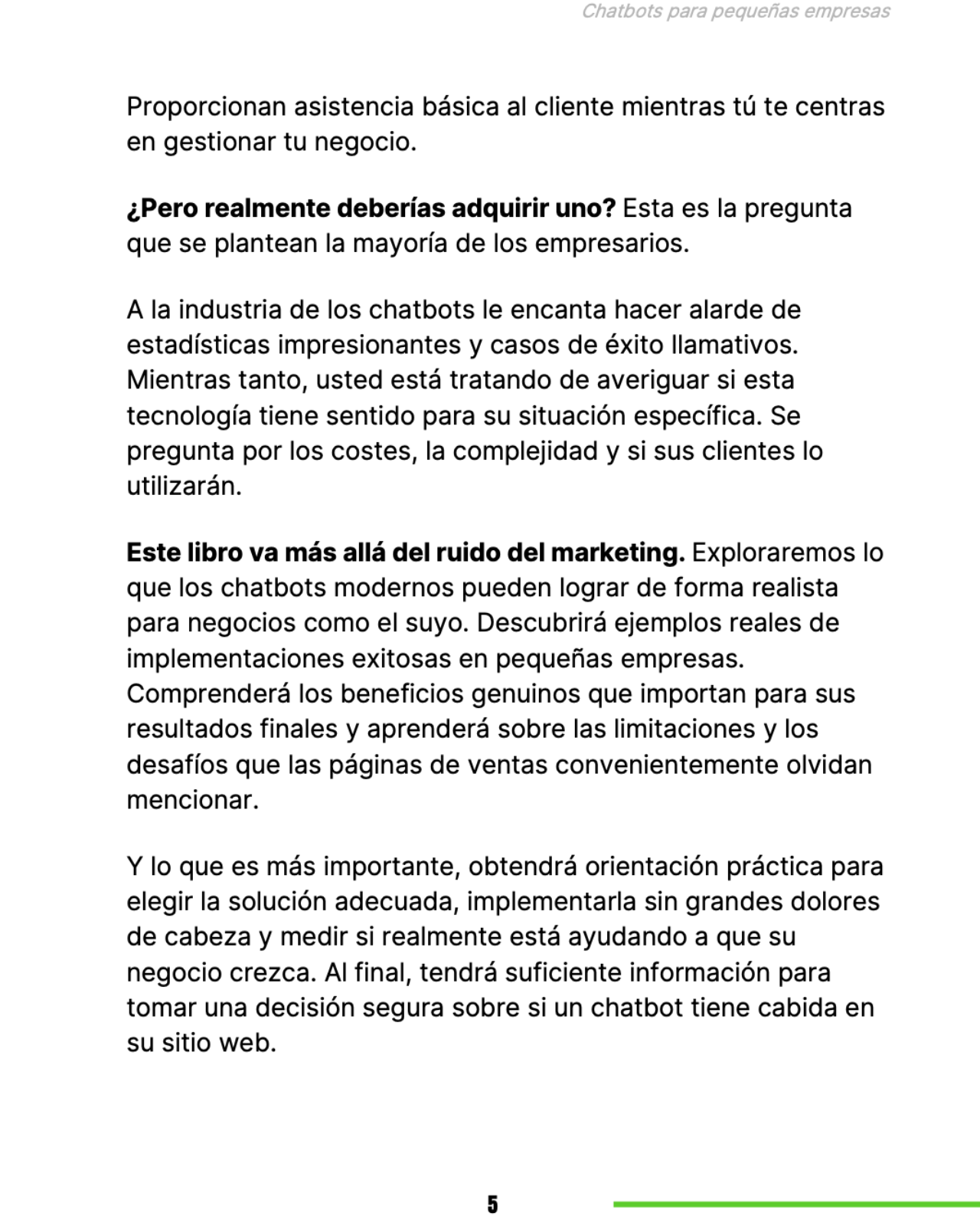 Chatbots para pequeños negocios: realidad, beneficios e implementación_5